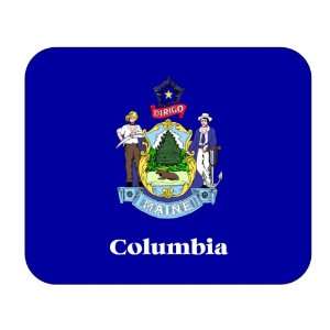  US State Flag   Columbia, Maine (ME) Mouse Pad Everything 