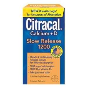  Citracal Tabs Slw Release 1200 Size 80 Health & Personal 