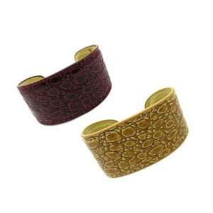   or Burgundy Flexi Leather Cuffs   Burgundy Portia Jewelry Jewelry