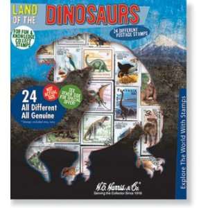   Worldwide Stamp Collecting Packet   Dinosaurs Stamps Toys & Games