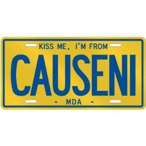  NEW  KISS ME , I AM FROM CAUSENI  MOLDOVA LICENSE PLATE 