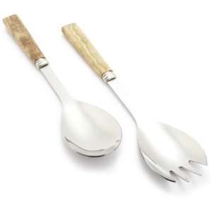    Dubost Olive Wood Serving Spoon and Spork