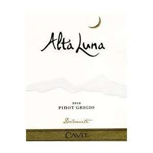  2010 Cavit Alta Luna Pinot Grigio 750ml Grocery & Gourmet 