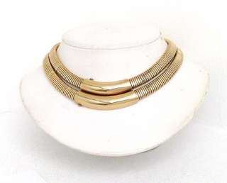 RETRO VINTAGE 14K GOLD 1940S CHOKER NECKLACE  