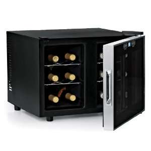   Silent 12 Bottle 2 Temp Touchscreen Wine Refrigerator Appliances