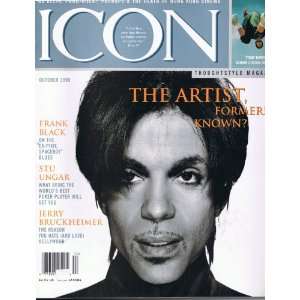   MAGAZINE OCTOBER 1998 PRINCE ARTIST FORMERLY KNOW? Various Books