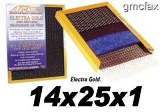 Air Care 14x25x1 GOLD Electrostatic Furnace A/C Filter  