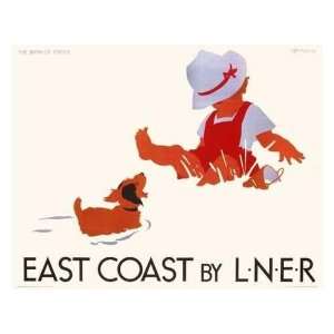  Tom Purvis   East Coast By Lner, C 1935. Giclee on acid 