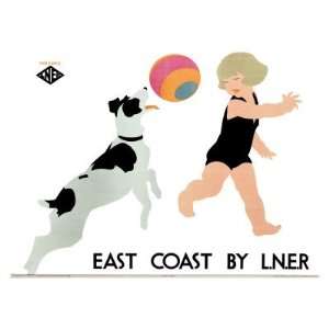   Coast Liner Giclee Poster Print by Tom Purvis, 32x24