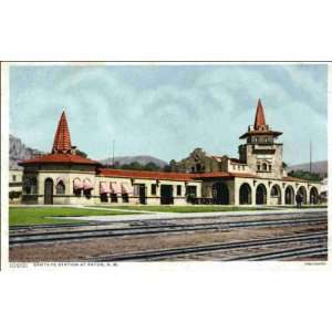 Reprint Raton NM   Santa Fe Station 1900 1909