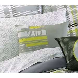 Quiksilver Disruptor 12 x 16 Gray Decorative Toss Pillow  