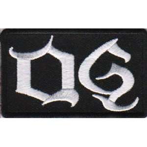 com OG Patch   Original Gangster, 2.5x2 in, embroidered iron on patch 