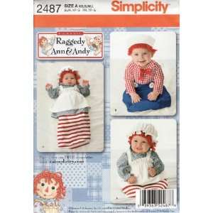   Andy Baby Costumes Pattern   Simplicity 2487 Arts, Crafts & Sewing
