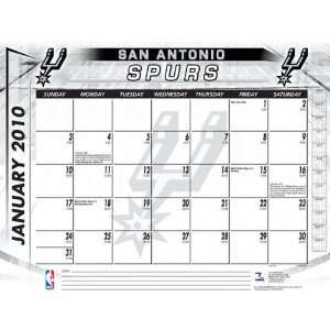    San Antonio Spurs 2010 22x17 Desk Calendar