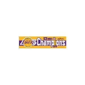  Los Angeles Lakers 2010 NBA Finals Champions Bumper Strip 