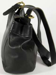 Coach Black Leather Carry All Satchel Shoulder Bag Handbag Purse 4157 
