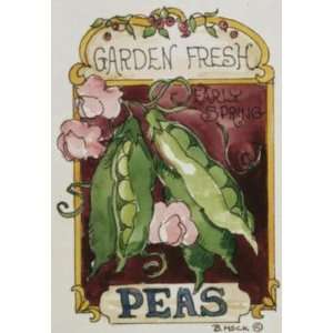  Garden Fresh Peas Seed Packet    Print