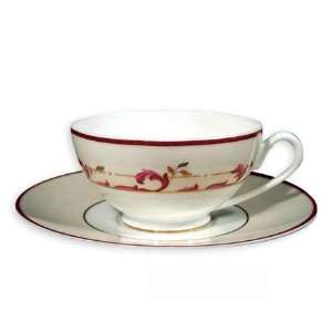 Cerezo Crimson   Coffee Cup and Saucer   6 oz. Kitchen 