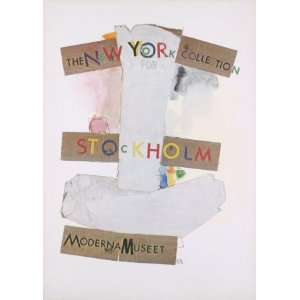   for Stockholm, 1970 by Robert Rauschenberg, 28x39