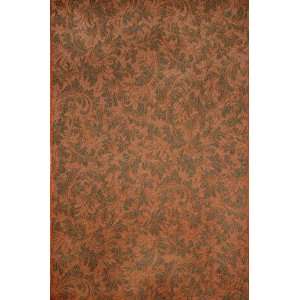  Trans Ocean Lille Damask Terracotta 2600 17 23 X 35 