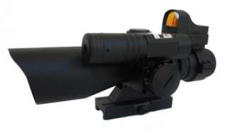 223 2.5 10x40 Special Green Laser Scope Combo  