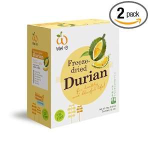 Durian Freeze dried 100% (Pack of 2)  Grocery & Gourmet 