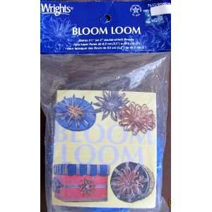  Wrights Bloom Loom FLOWER MAKER Makes 3 1/2 Flowers 