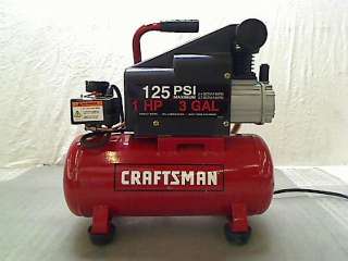 Craftsman 1HP 3 GAL 125 PSI AIR COMPRESSOR  