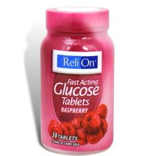 ReliOn   Glucose Raspberry Flavor, Fast Acting, 50 Tablets