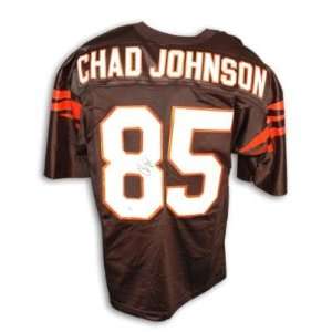 Chad Johnson Signed Bengals Black Custom Made Jersey