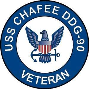  US Navy USS Chafee DDG 90 Ship Veteran Decal Sticker 3.8 