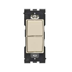  Leviton Renu Single Pole Combination Switch RE634 WG, 15A 