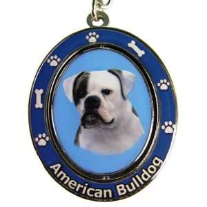  American Bulldog Spinning Dog Keychain By E & S Pets Pet 