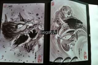 CHINA INK Tattoo Flash Books Magazine Sketch Manuscript  