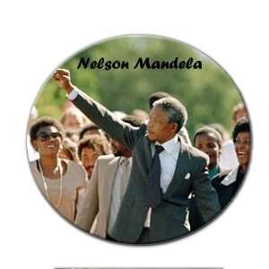  Nelson Mandela Round Mouse Pad 