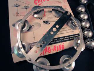   Ching Ring Steel Sound Resonating Ring & Jungle Bells on Stick  