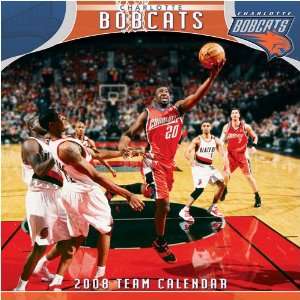   Charlotte Bobcats 12 x 12 2008 NBA Wall Calendar
