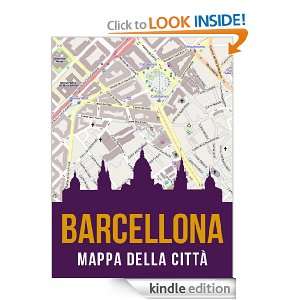 Barcellona, Spagna mappa della città (Italian Edition) eReaderMaps 