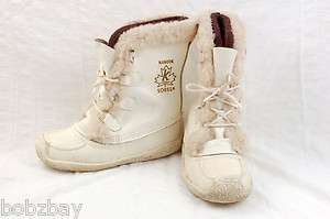 Sorel Nanook Kaufman Boots White Canadian Size 5 Womens Winter  