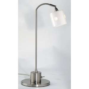  LS   2058   Lite Source  Desk Lamp, Ps W/opal Clear Glass 