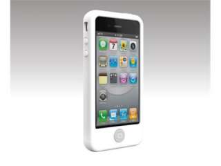 White Bean Silicone SKIN Gel Case Cover For iphone 4 4G 4S  