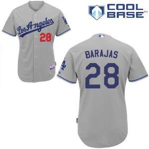  Rod Barajas Los Angeles Dodgers Authentic Road Cool Base 