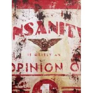  Rodney White   Insanity is Merely an Opinion Canvas Giclee 