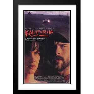  Kalifornia 32x45 Framed and Double Matted Movie Poster 