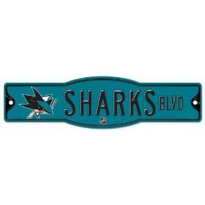  San Jose Sharks Street Sign