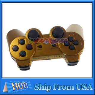   Bluetooth Game Controller for Sony Playstation 3 PS3 YELLOW NEW  