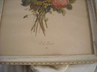 vintage antique? shabby n chic cabbage rose violet flowers picture 