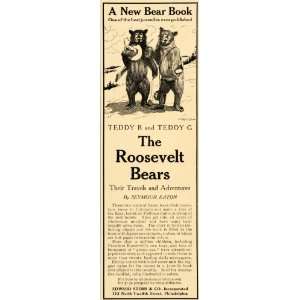  1906 Ad New Roosevelt Bear Book Seymour Eaton Stern 