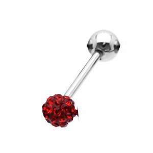  Bijoux, sourcil bar diamant en rouge; 1mm Toys & Games