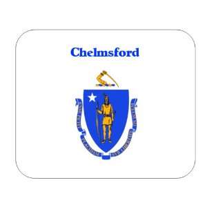  US State Flag   Chelmsford, Massachusetts (MA) Mouse Pad 